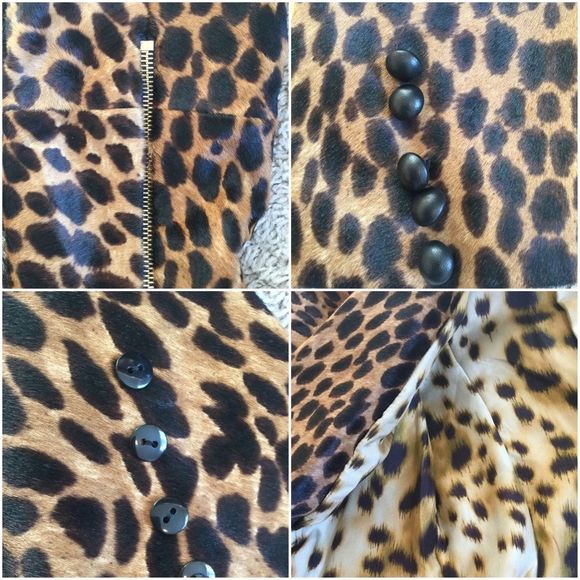 RONALD VAN DER KEMP ocelot leopard print jack - Picture 6 of 10